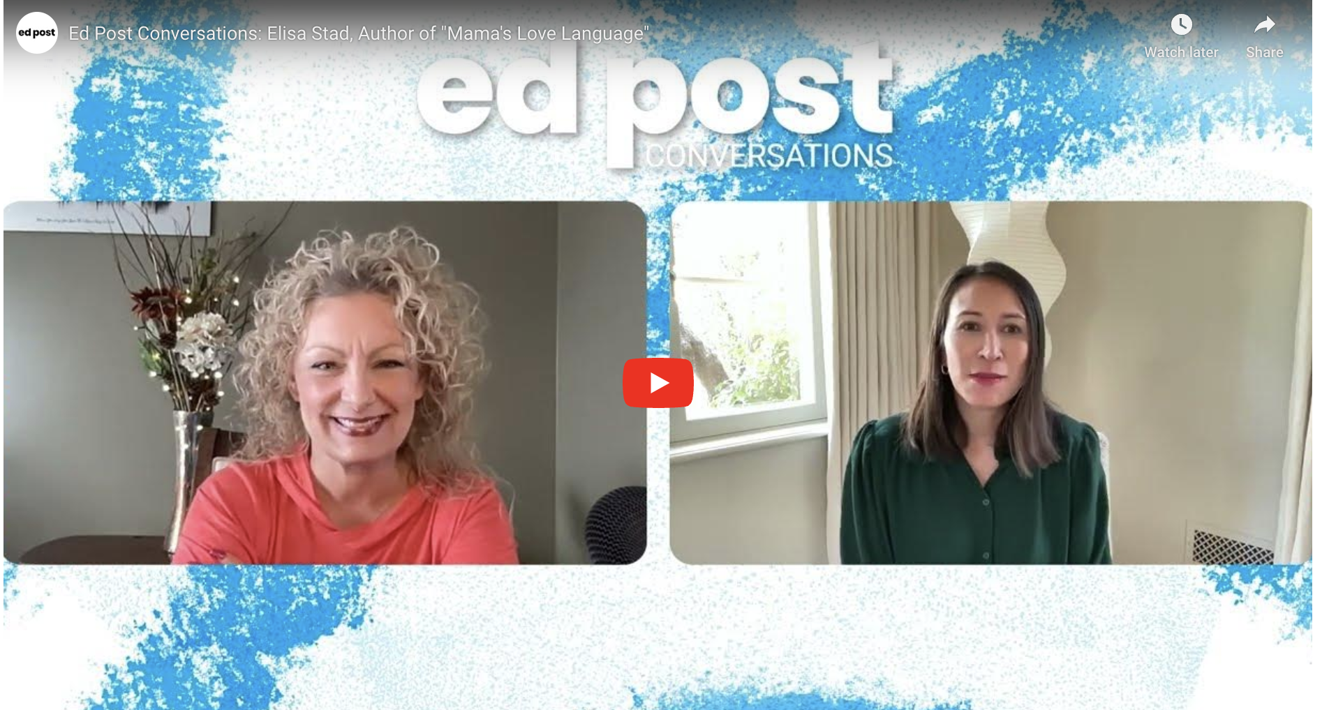 Lisa Hollenback speaks to author Elisa Stad about her new book, "Mama's Love Language"