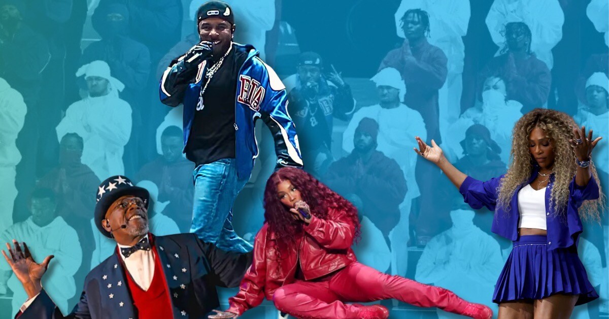 Kendrick Lamar's Super Bowl Halftime Show with Samuel Jackson, SZA, and